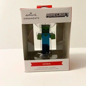 Hallmark Christmas Ornament  Minecraft Zombie Mojang New